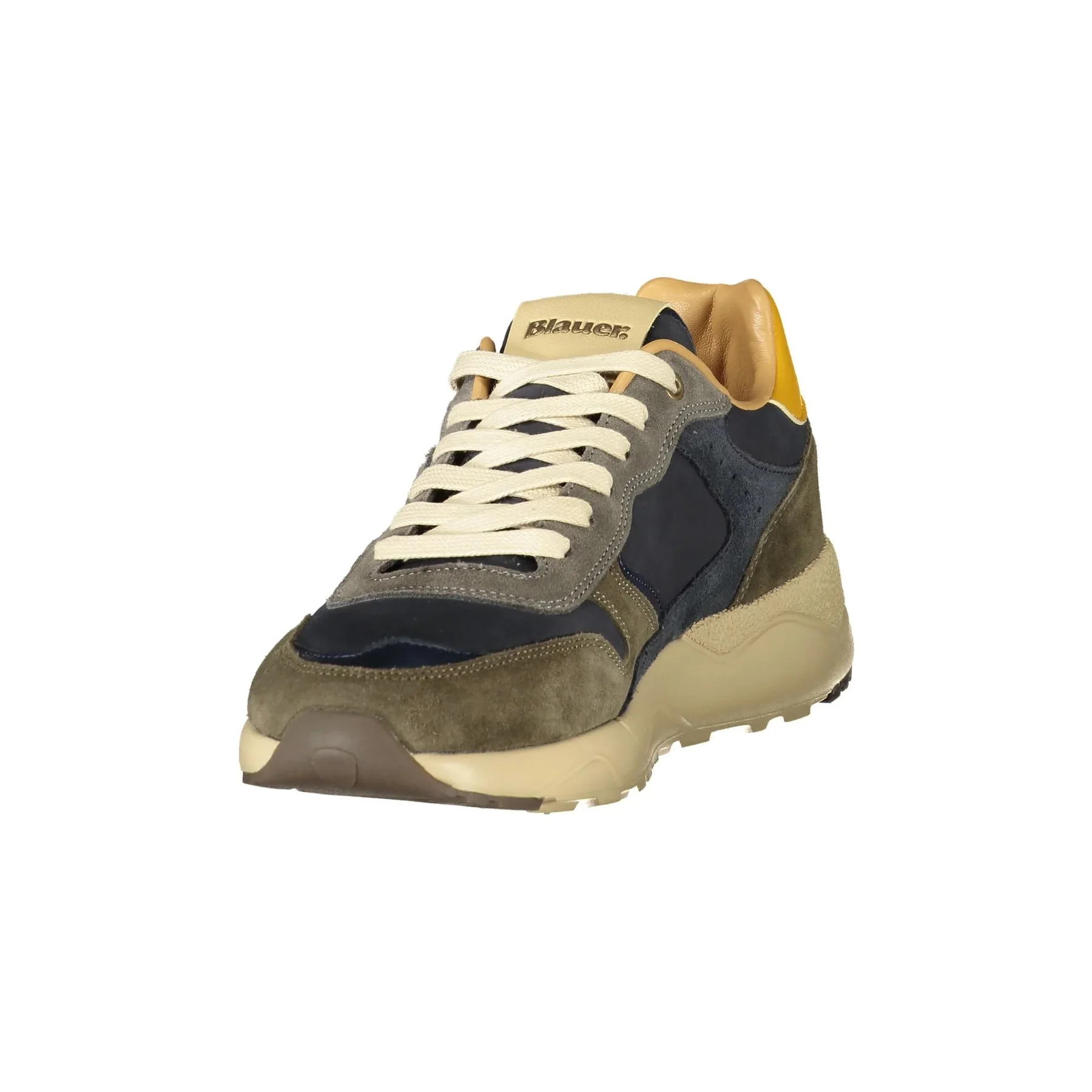 Blauer Sneakers Uomo Verdi Logo - vista 3