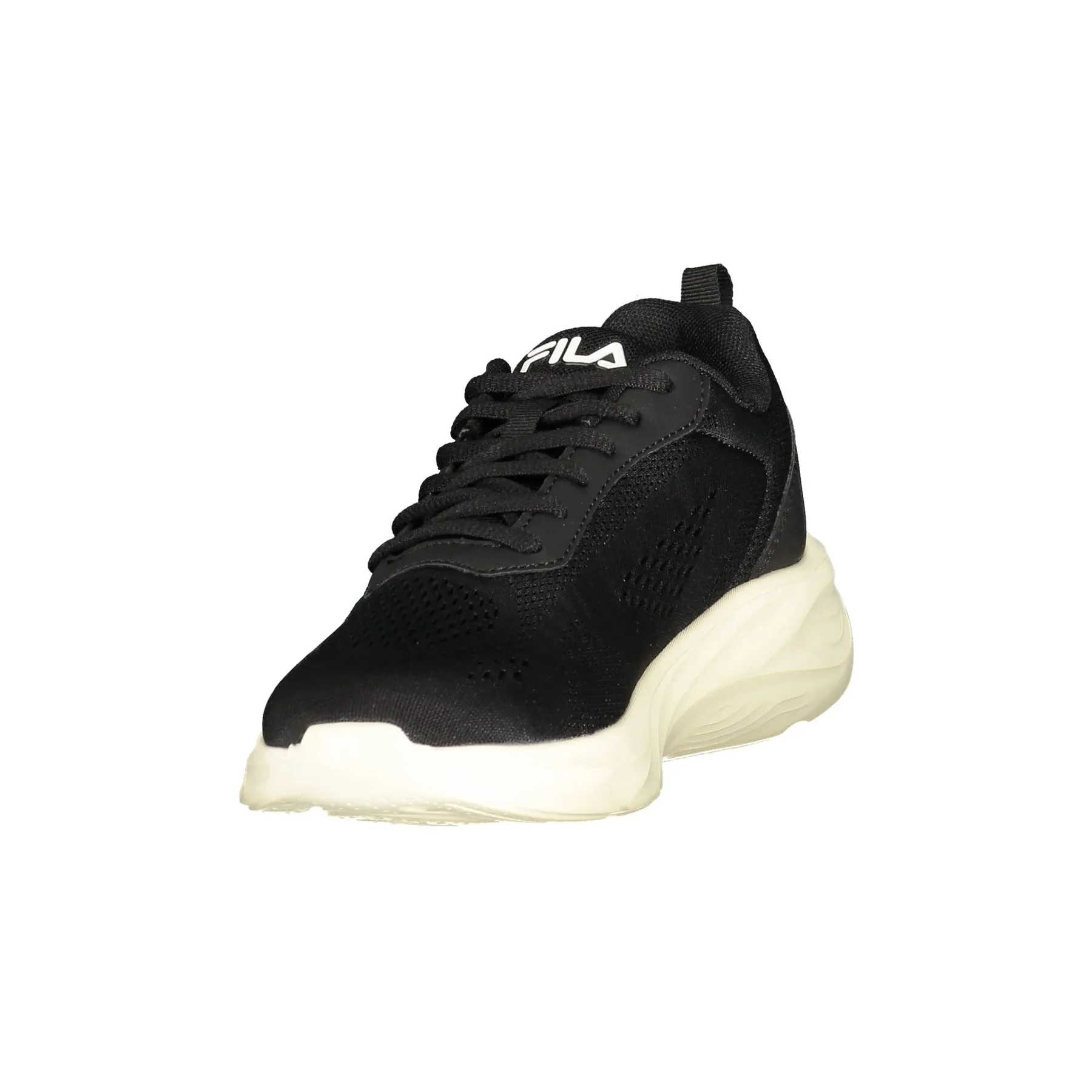 Fila Sneakers Donna Nere Stampa Logo - vista 7