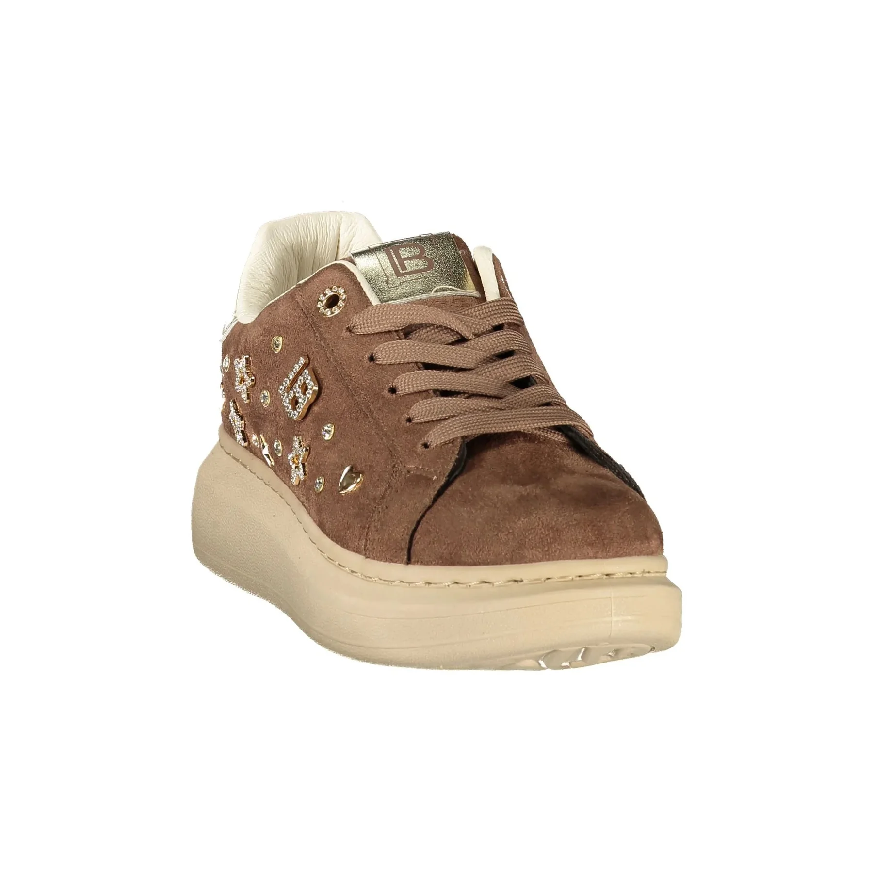 Laura Biagiotti Sneakers Donna Marroni Logo - vista 4