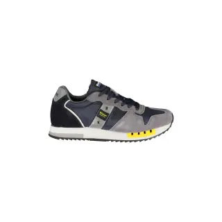 BLAUER Scarpe Sneakers Uomo con Dettagli a Contrasto