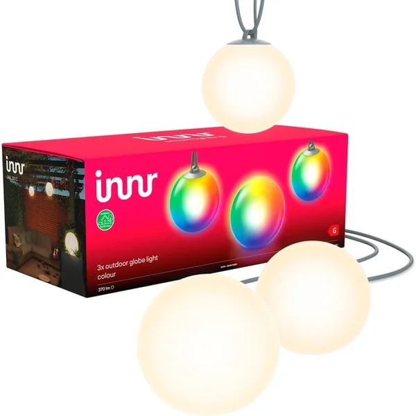 Luci sferiche intelligenti da esterno colorate - INNR