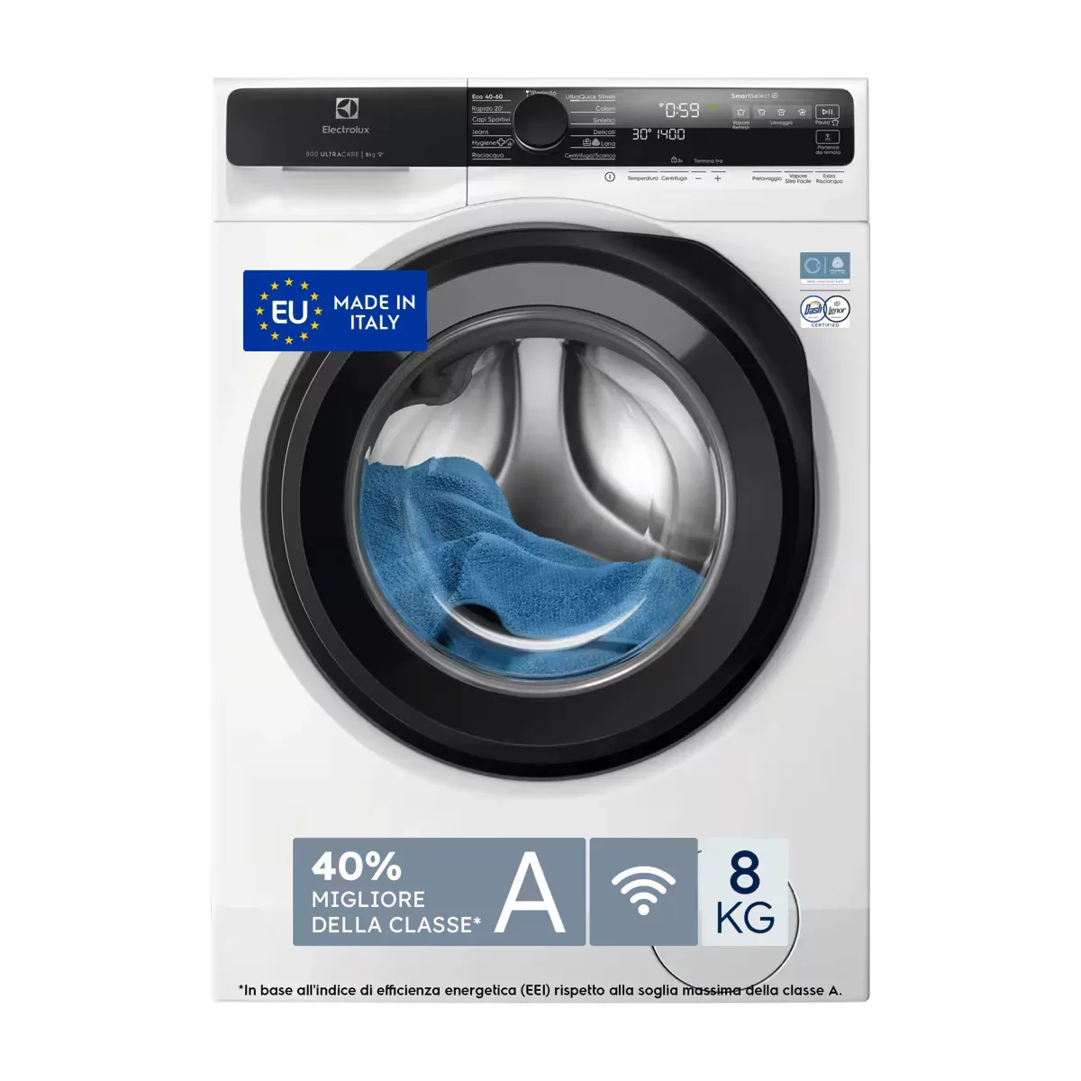 Electrolux Lavatrice serie 800 UltraCare 8 kg 1600 giri EW8F5D840 - vista 2