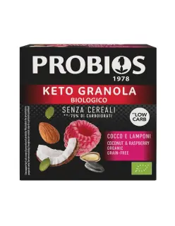 Keto Granola Cocco e Lamponi