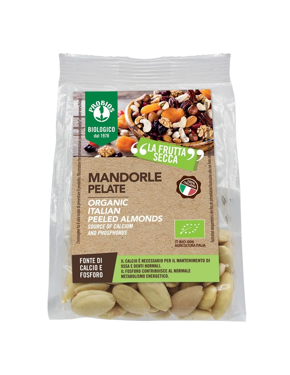 Mandorle italiane pelate Probios