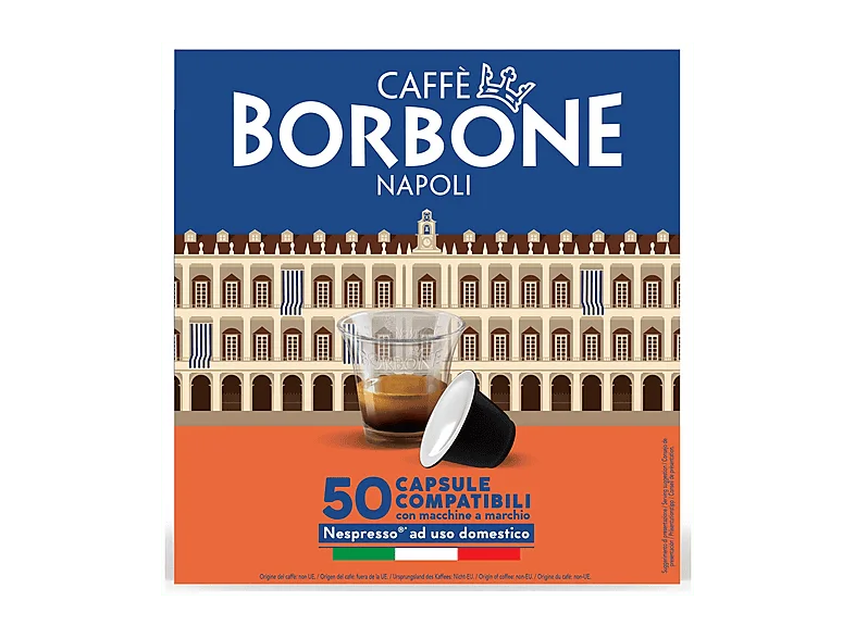 Caffè Borbone Capsule Compatibili Nespresso Miscela Decaffeinato
