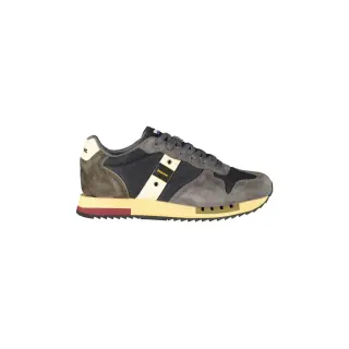 Blauer Sneakers Uomo Logo