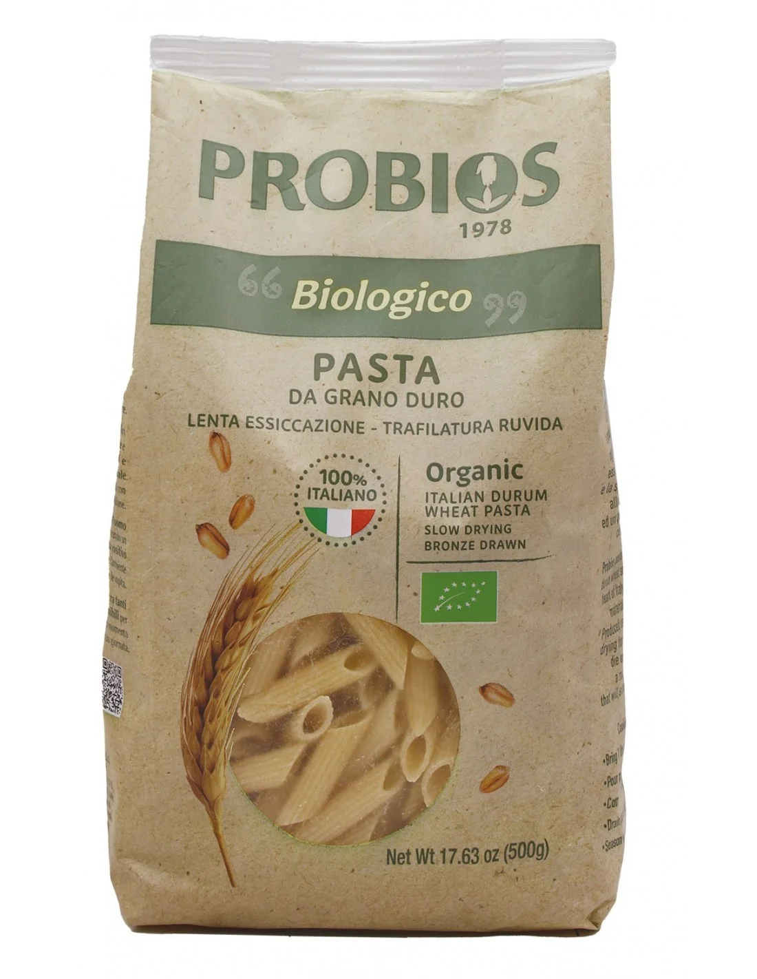 Penne di grano duro italiano