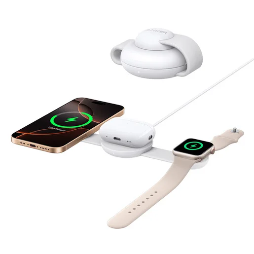 Anker MagGo Caricatore Wireless 3 in 1