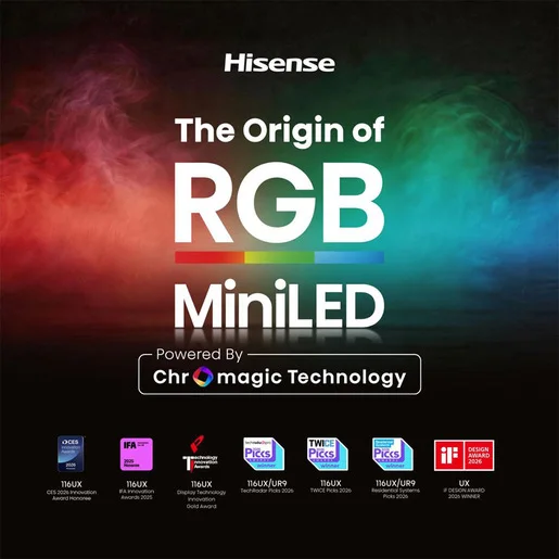 Hisense 75UR9S Smart TV MiniLED 4K - vista 4