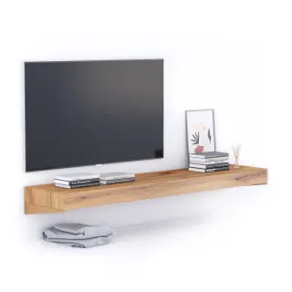 Porta Tv Sospeso Evolution Rovere Rustico
