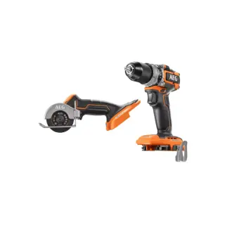Pack AEG Trapano a Percussione e Mini Sega Multimateriale
