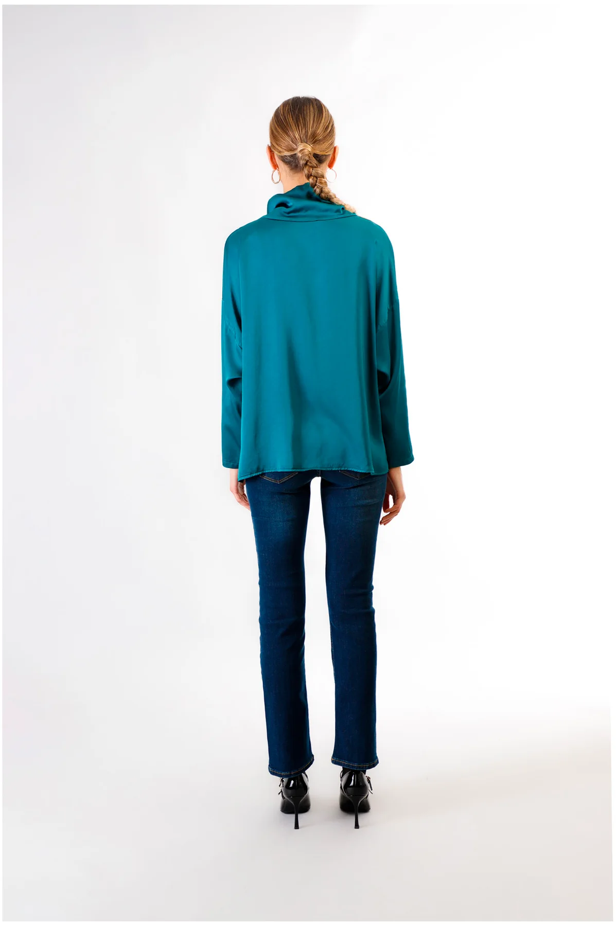 Blusa Tinto Capo con Collo Vulcano - vista 2