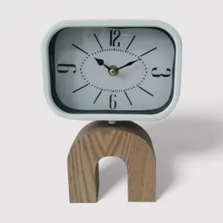 Ravenala Orologio Decorativo da Tavolo in Stile Classico