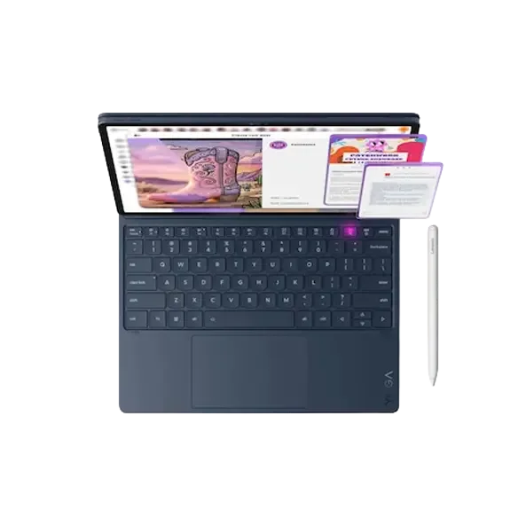 Lenovo Yoga Tab Plus Gen 2 - Cosmic Blue + Pen & Keyboard - vista 2