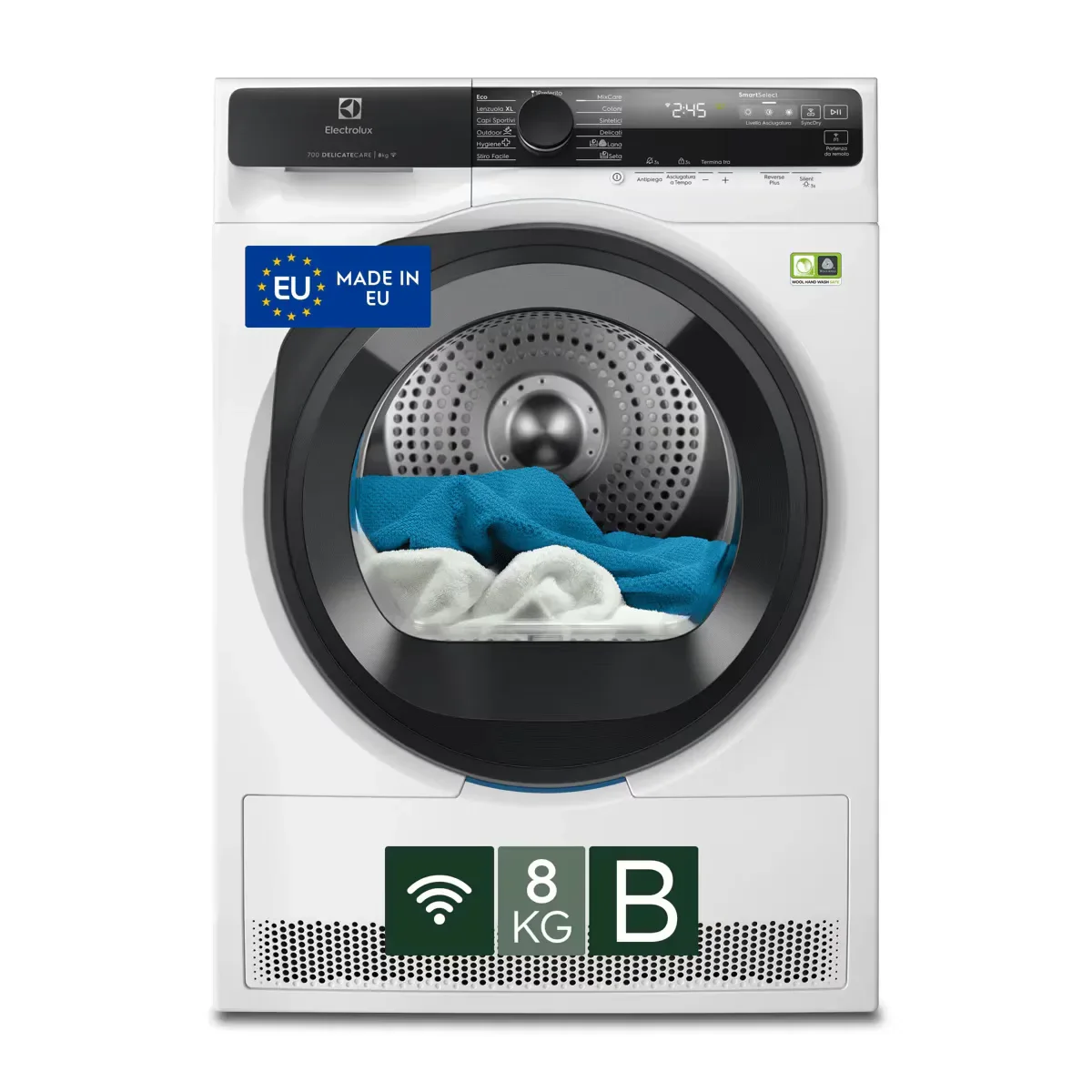 Electrolux Asciugatrice 700 DelicateCare 8 kg EW7H58GY - vista 3