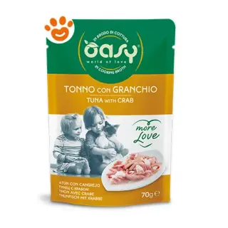 Oasy Cat More Love Tonno Con Granchio