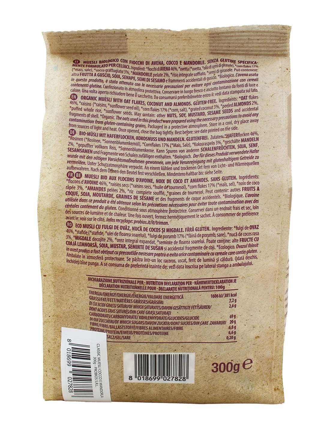 Classic Muesli Cocco e Mandorla - vista 2