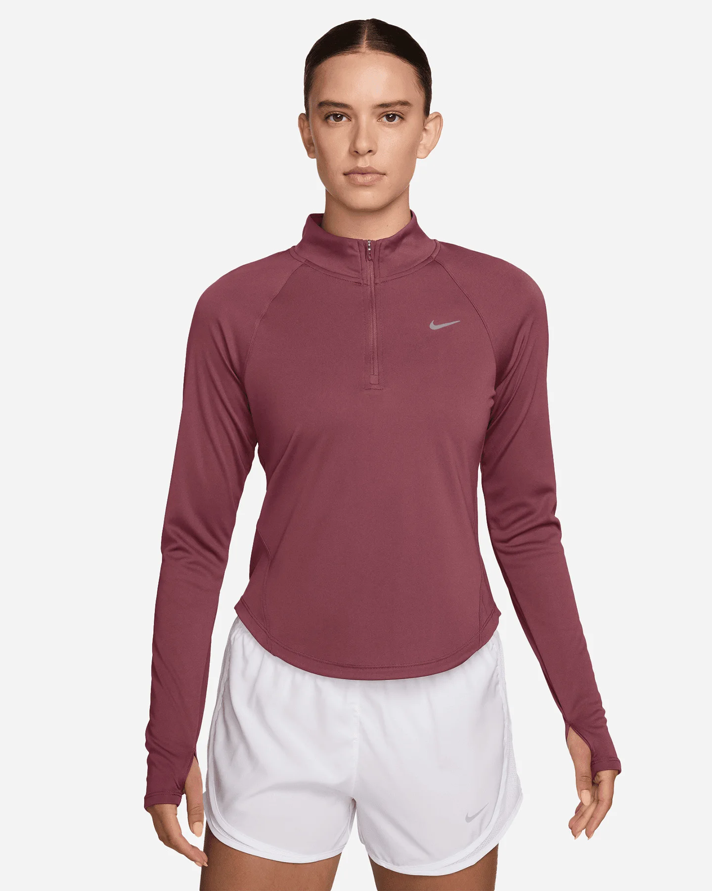 Nike Tempo Ls W - Maglia Running - Donna - vista 2