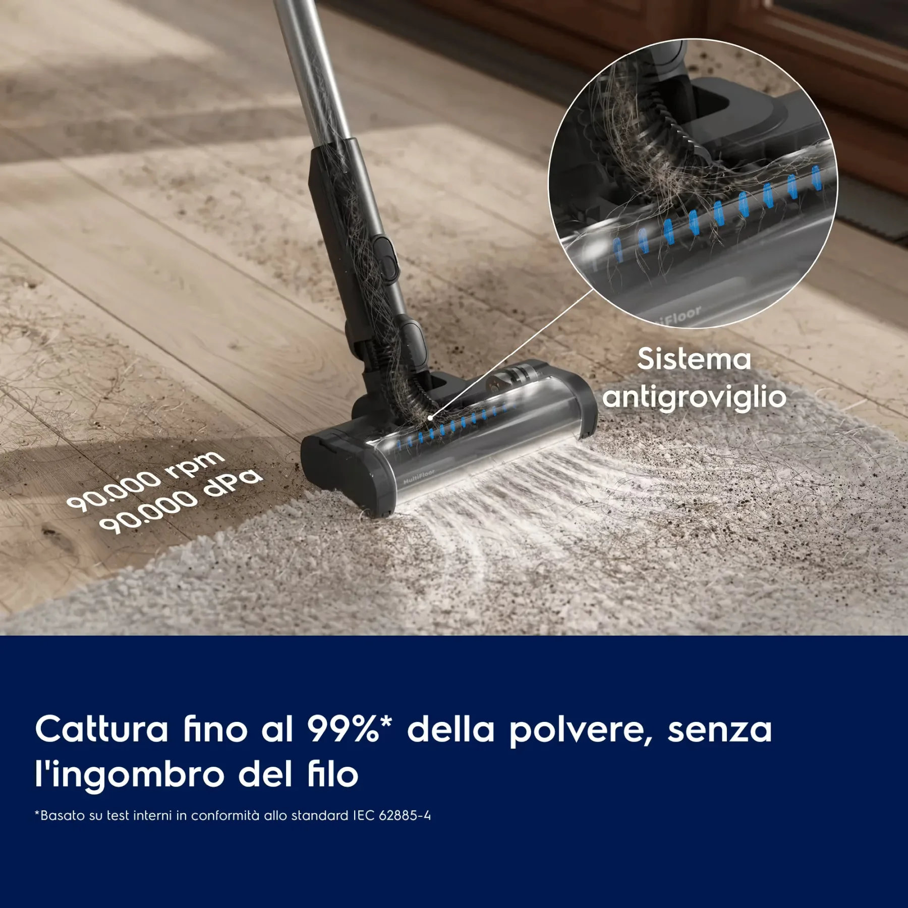 Electrolux Scopa senza filo Serie 500 EP51UH18DB - vista 4
