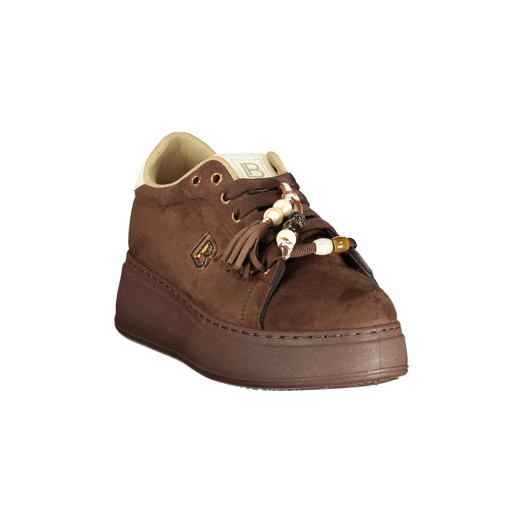 Laura Biagiotti Sneakers Donna Marroni Logo - vista 2