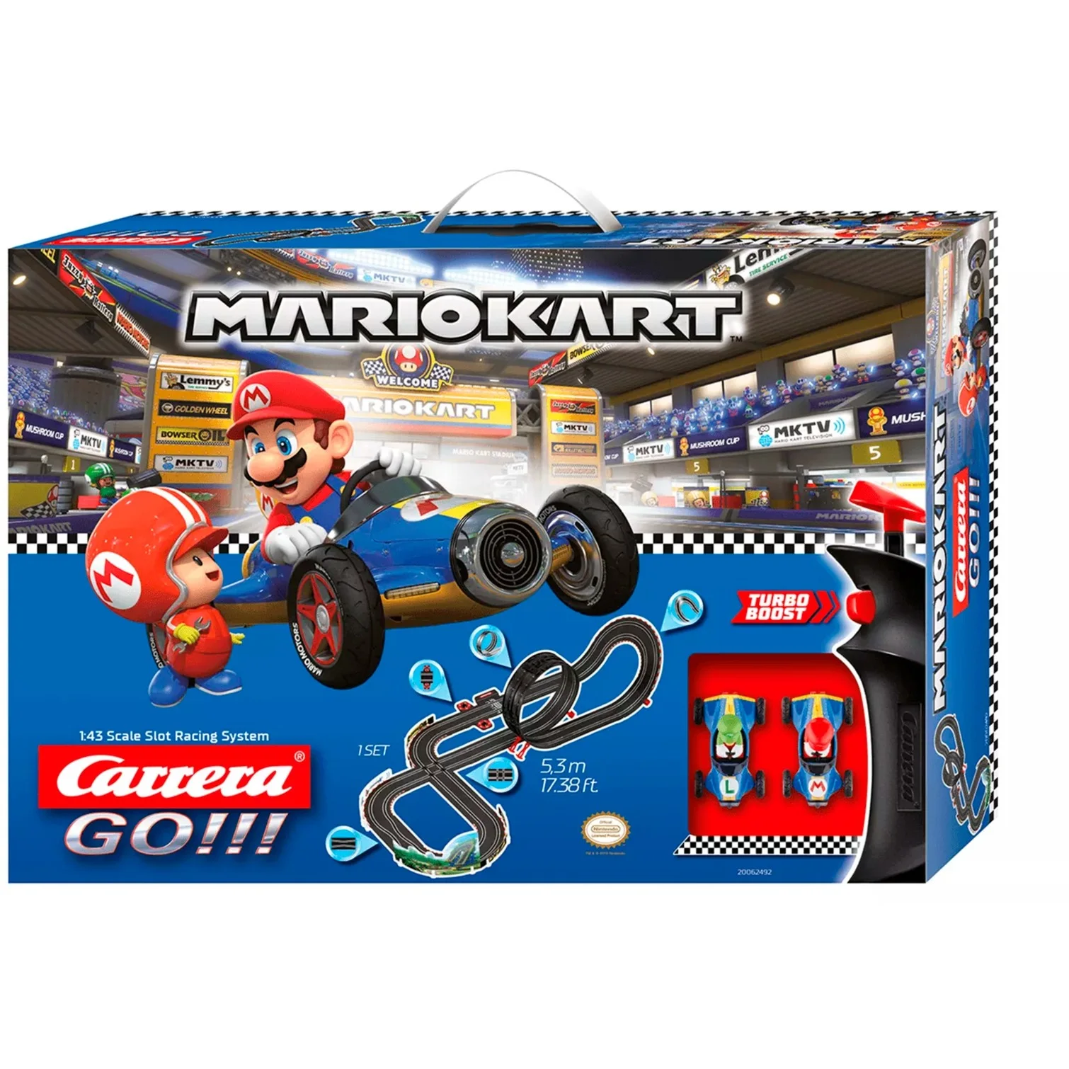 Carrera GO!!! Mario Kart 8 - Mach 8 Ippodromo - vista 2