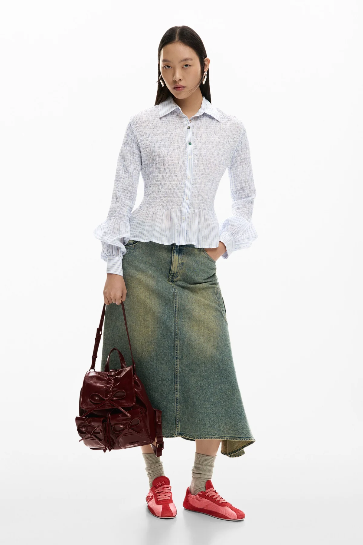 Desigual Zaino Donna Viola Logo