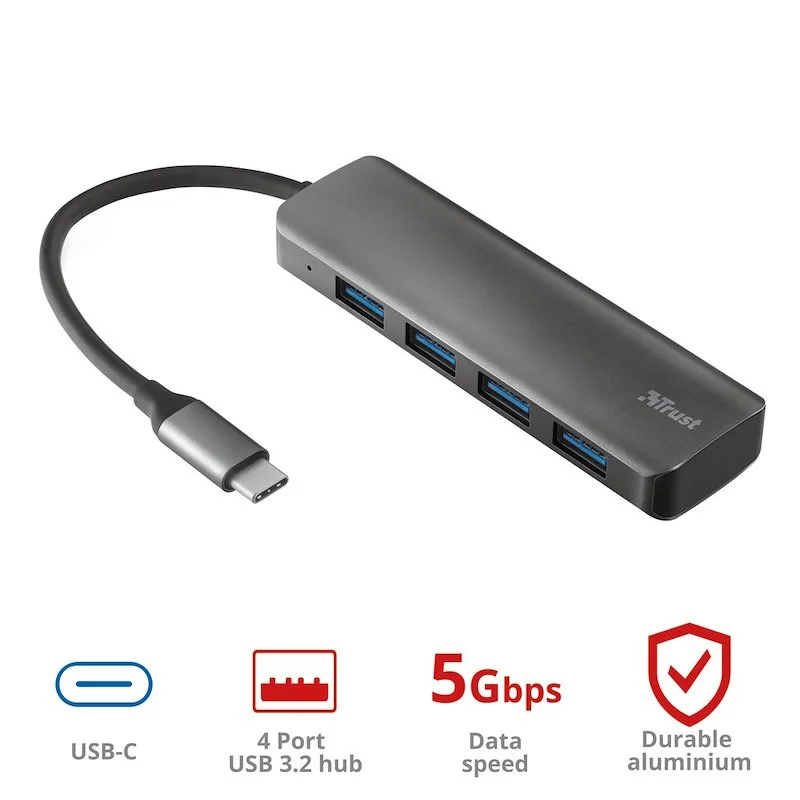 Hub USB Trust Halyx