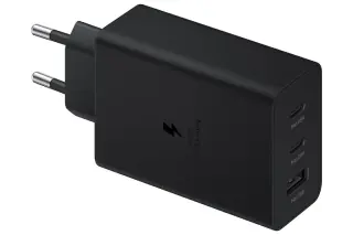 Samsung Carica Batterie 65W Power Adapter Trio EP-T6530NBEGEU