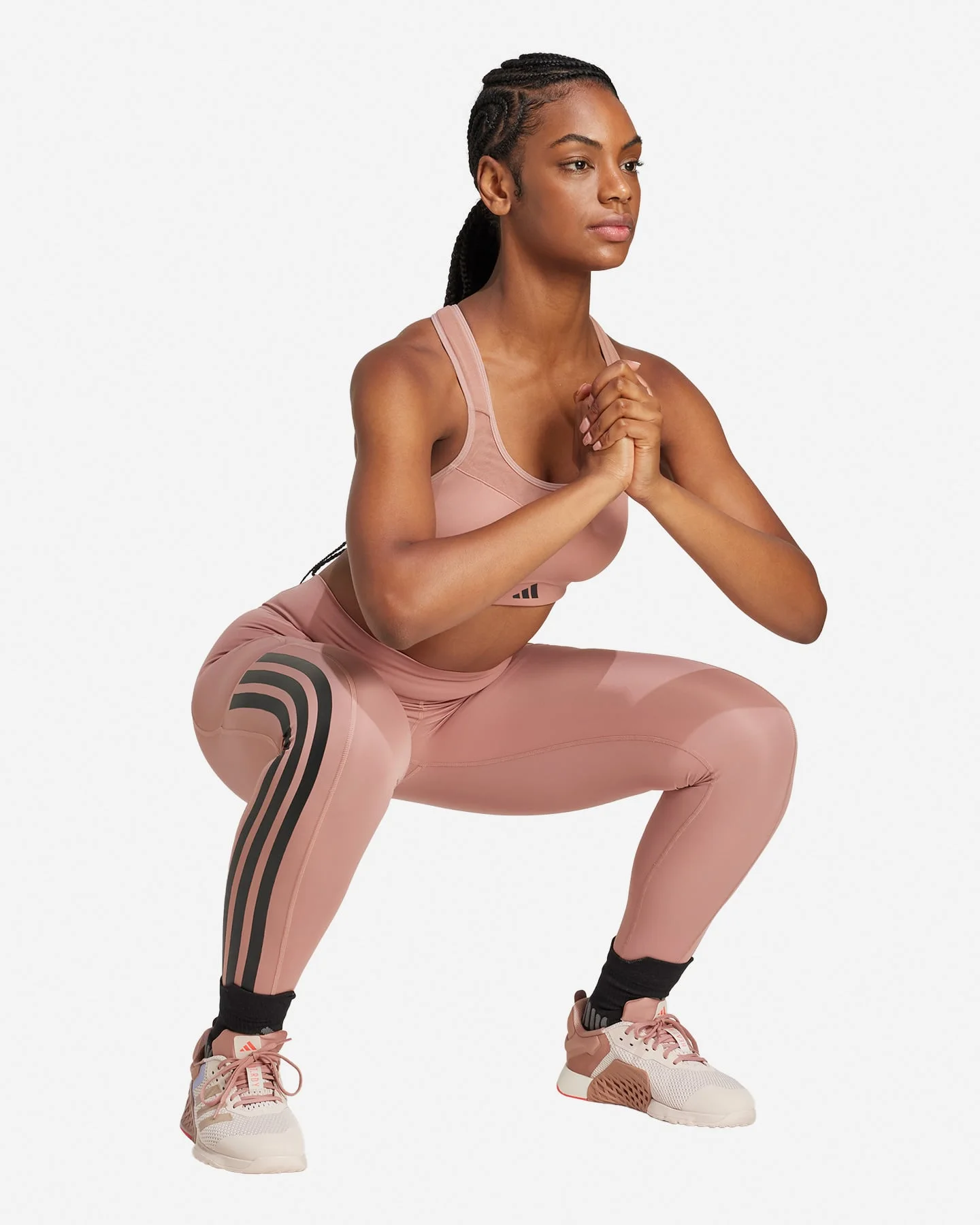 Adidas 3stripes W - Leggings Donna - vista 4