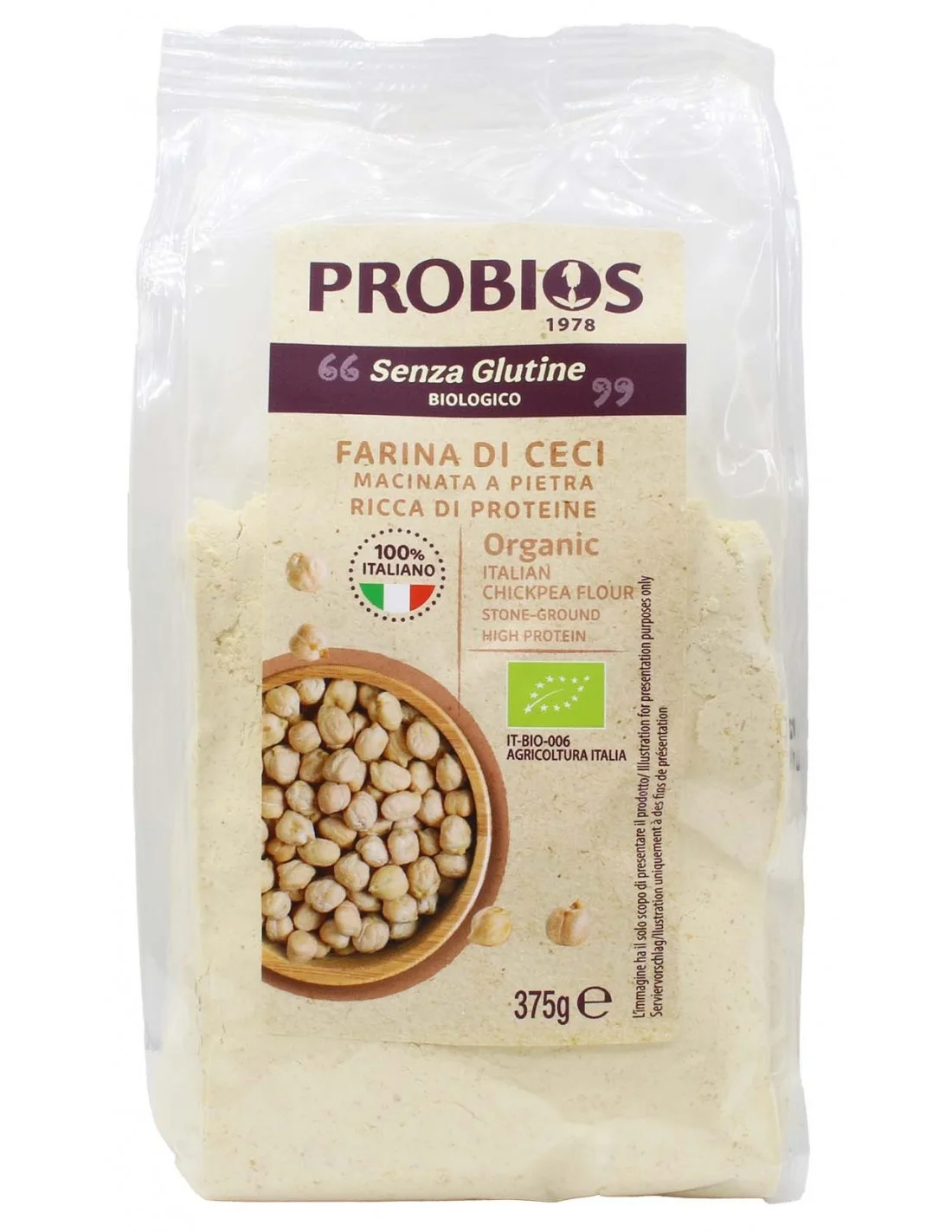 Farina di ceci biologica