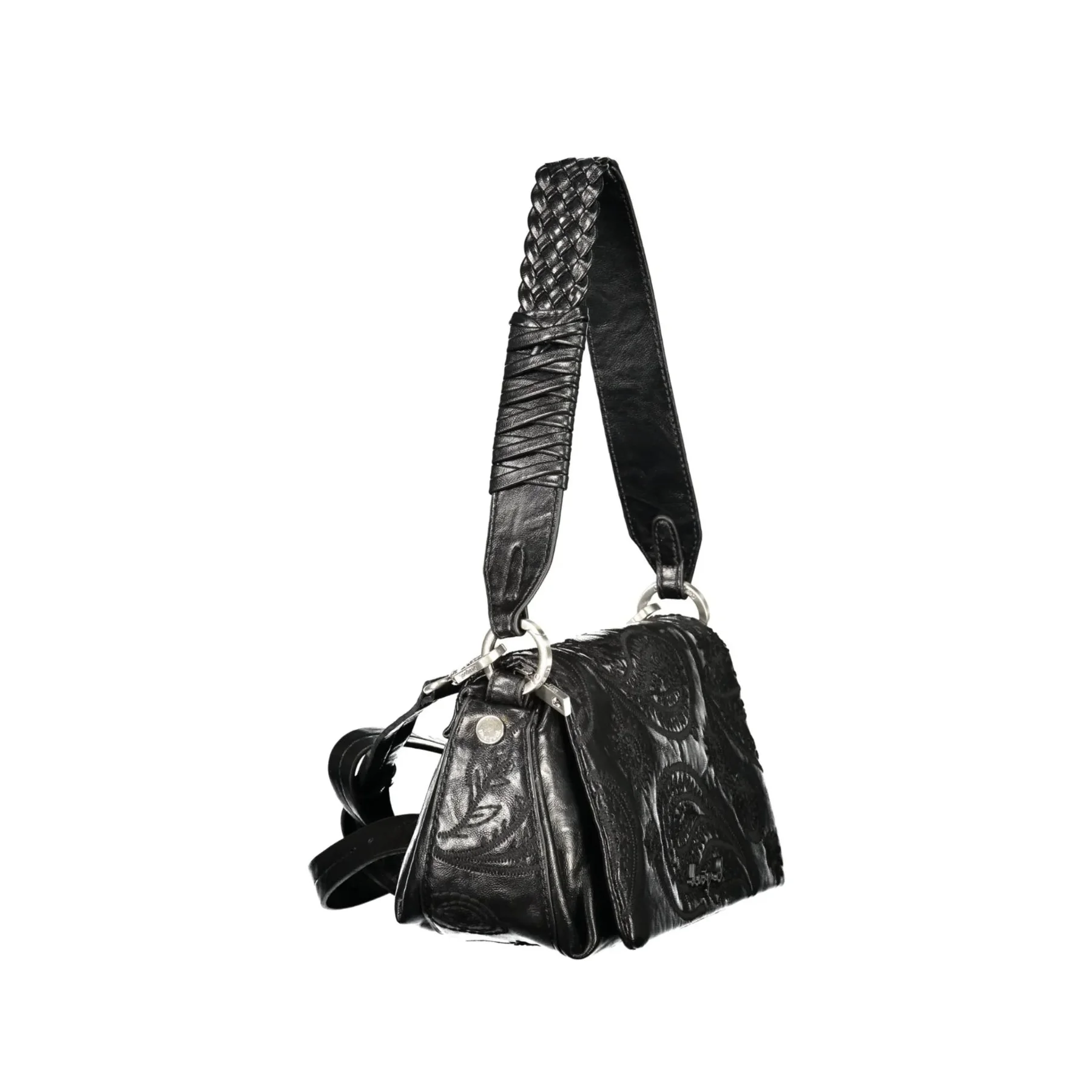 Desigual Borsa a Spalla Donna Ricamo Logo - vista 3
