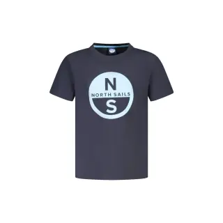 North Sails T-Shirt Maniche Corte Unisex Blu Stampa