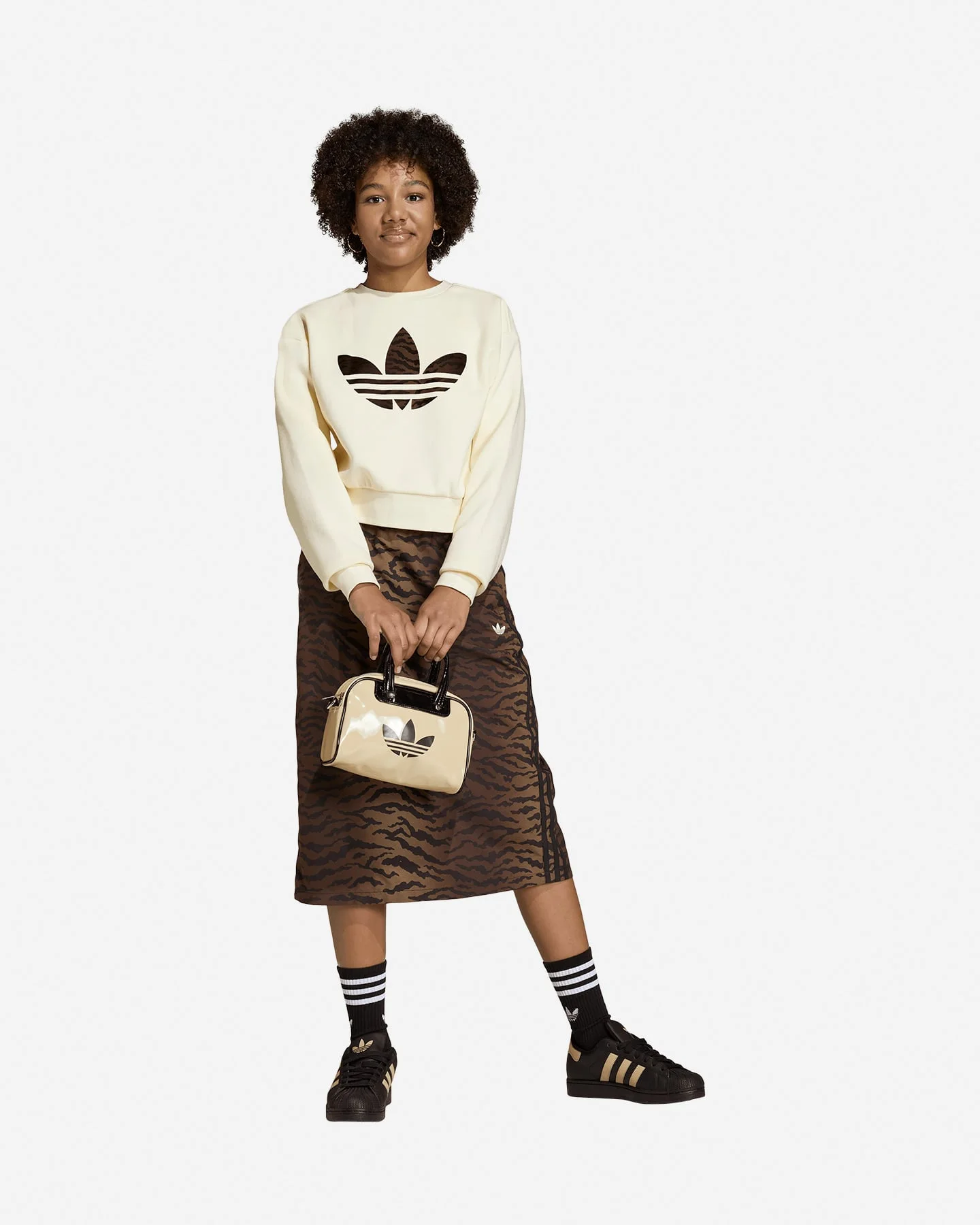 Adidas Boxy Crew Jr - vista 4