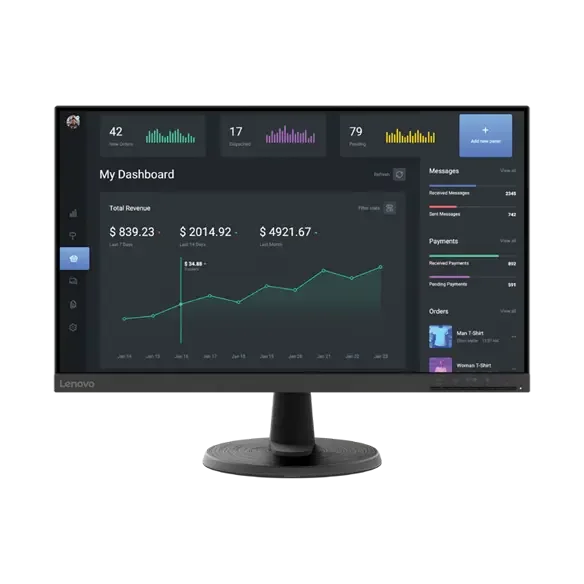 Monitor Lenovo C24-40 FHD da 23,8"