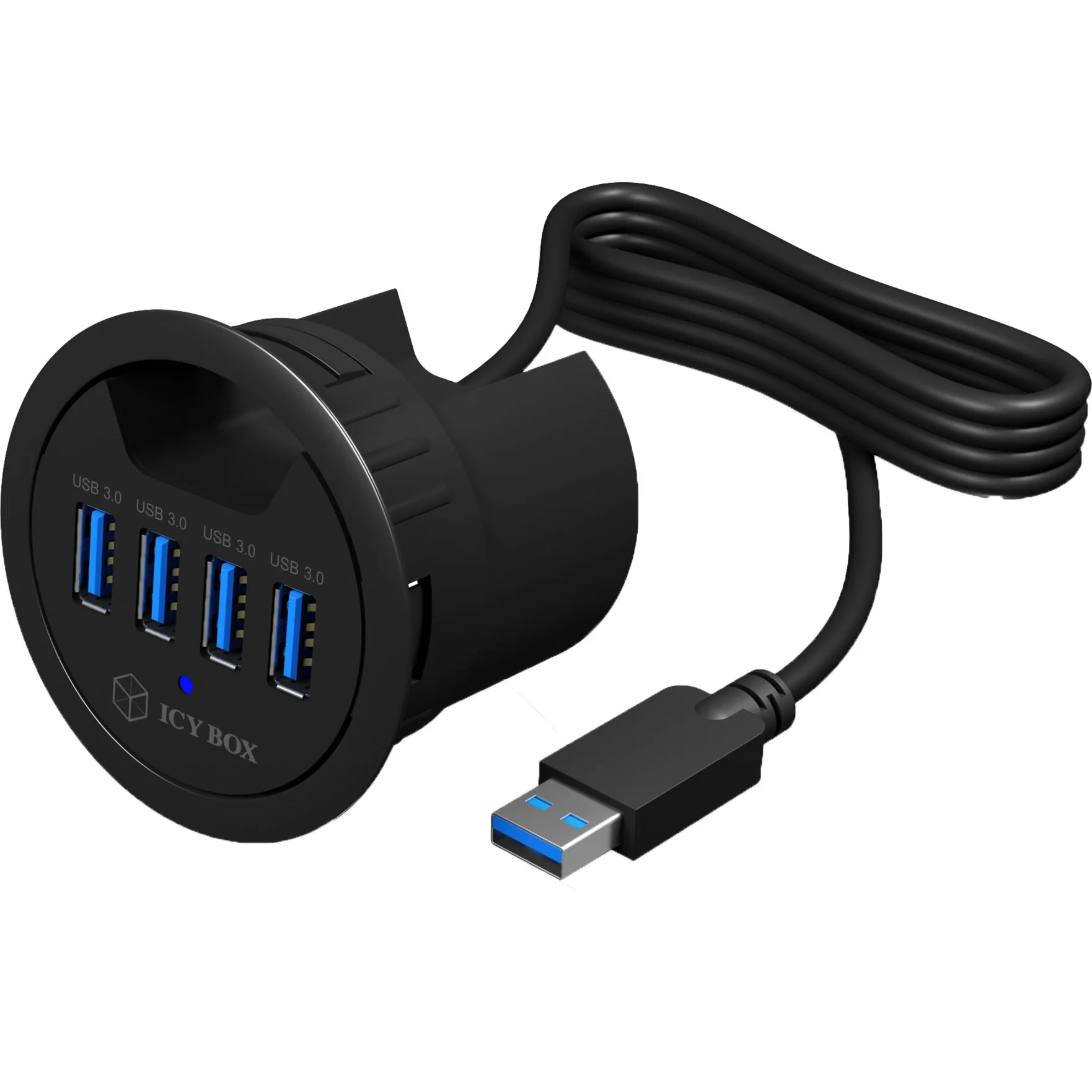 Icy Box IB-HUB1403 USB Gen 1 Type-A Hub USB - vista 2