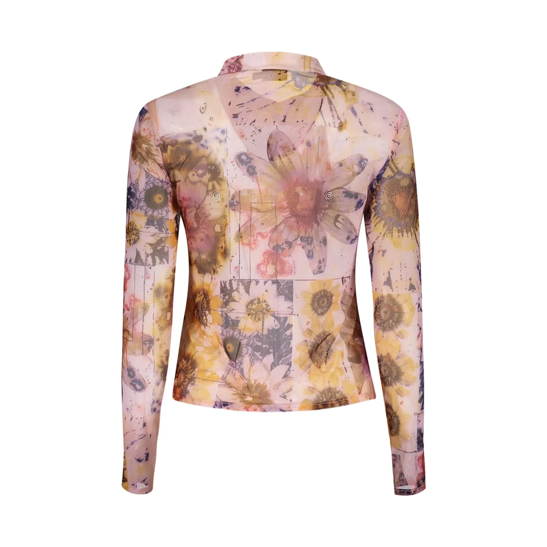 Desigual Camicia Donna Maniche Lunghe Logo - vista 2