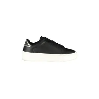 TOMMY HILFIGER Scarpe Sneakers Donna Nere con Dettagli Logo