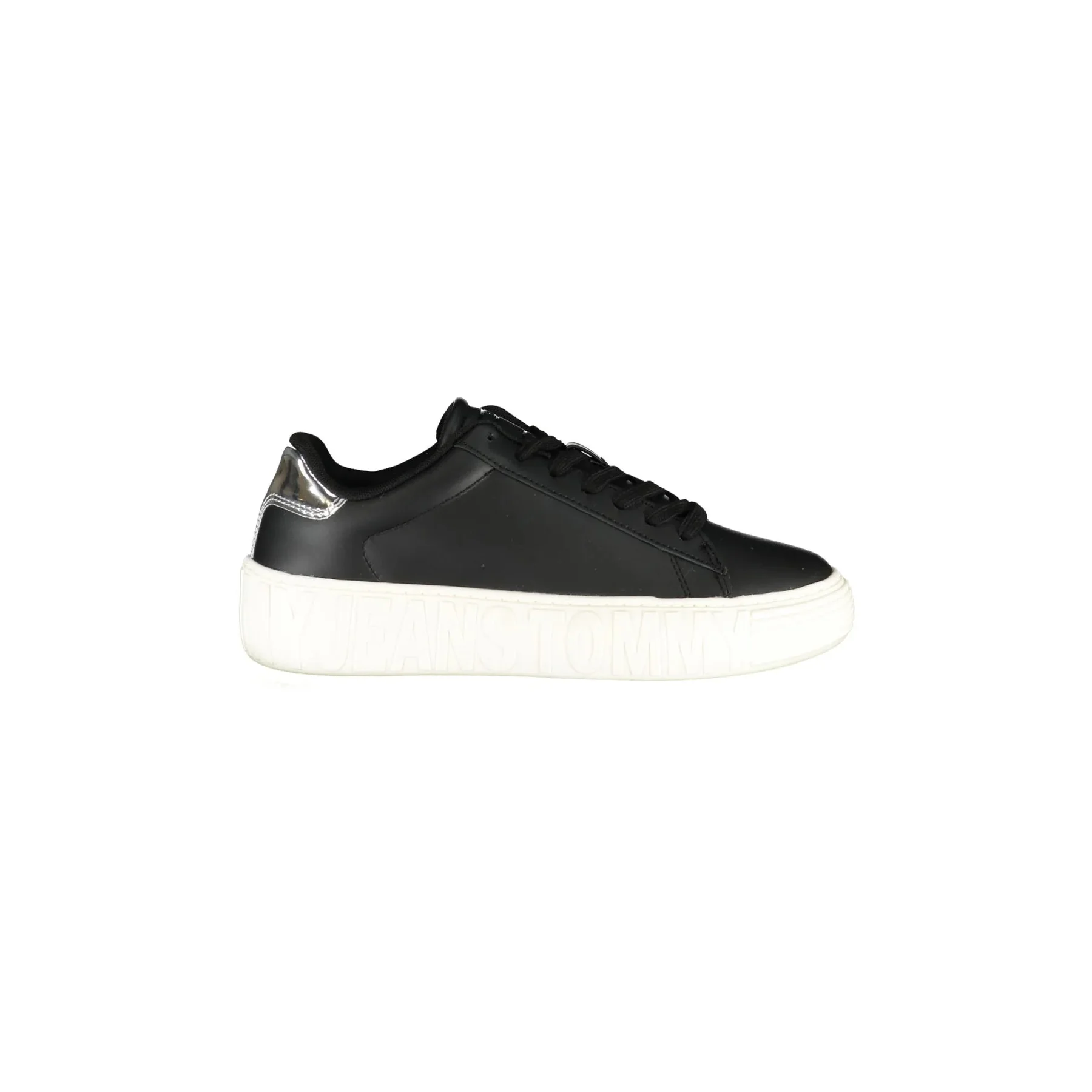TOMMY HILFIGER Scarpe Sneakers Donna Nere con Dettagli Logo