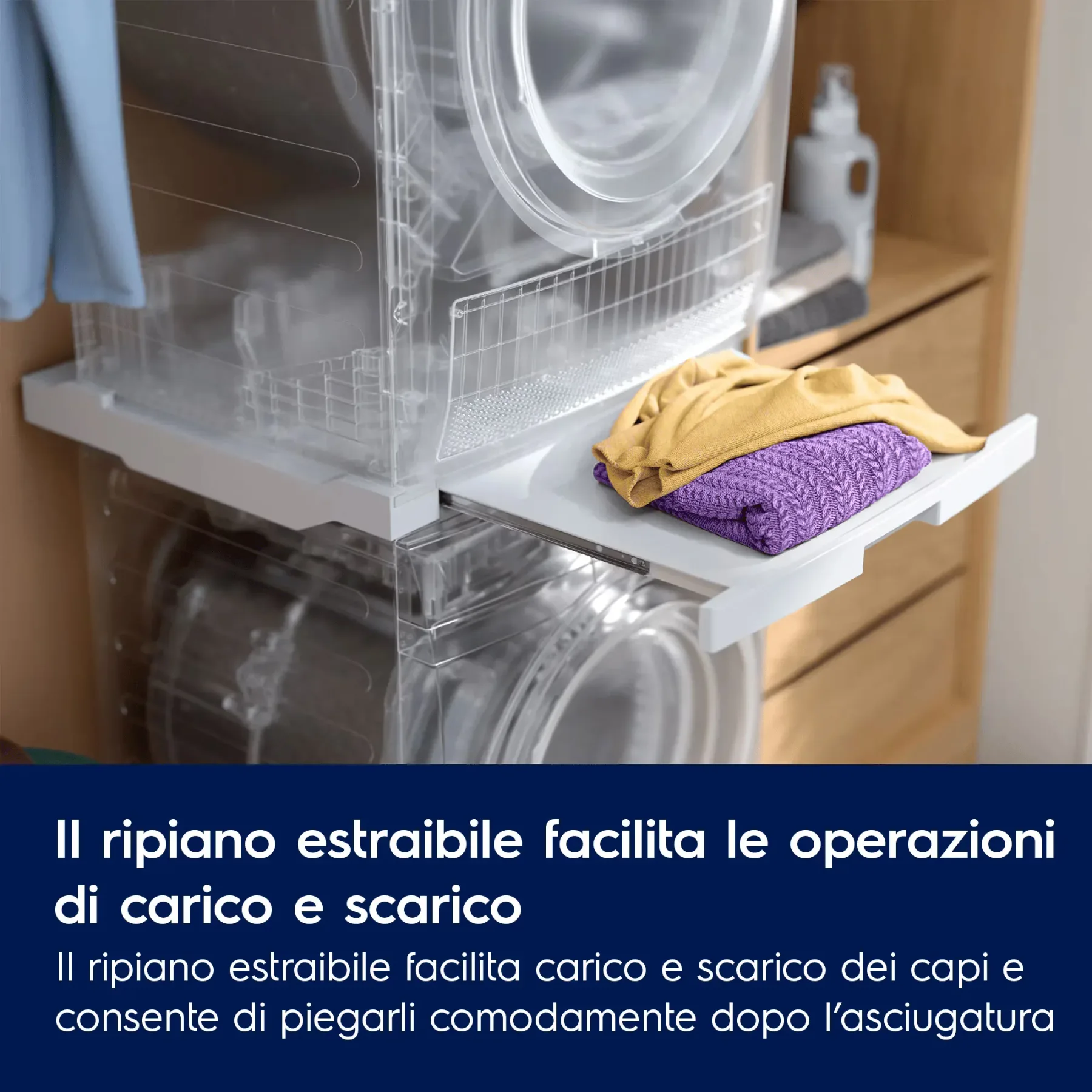 Electrolux Kit di sovrapposizione con ripiano estraibile E1WYHSK2 - vista 6