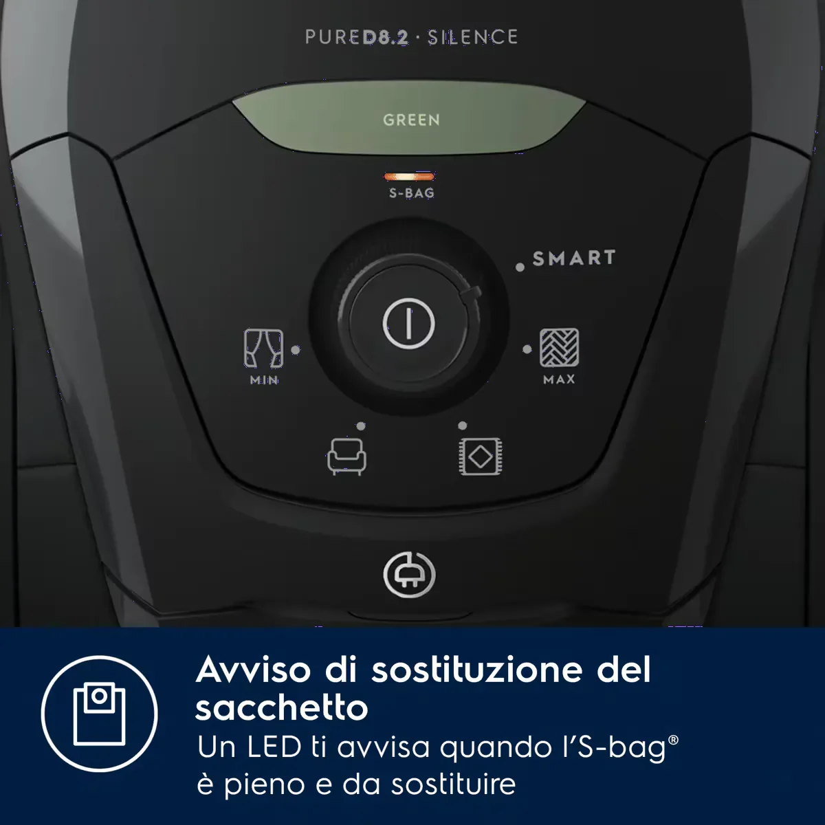 Electrolux Aspirapolvere con sacco Pure D8 GREEN - vista 6