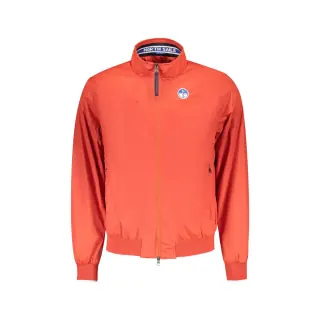 Giubbotto Maniche Lunghe Uomo Rosso Zip