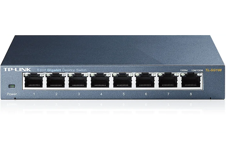 TP-Link TL-SG108S Switch di Rete Gigabit Ethernet - vista 3