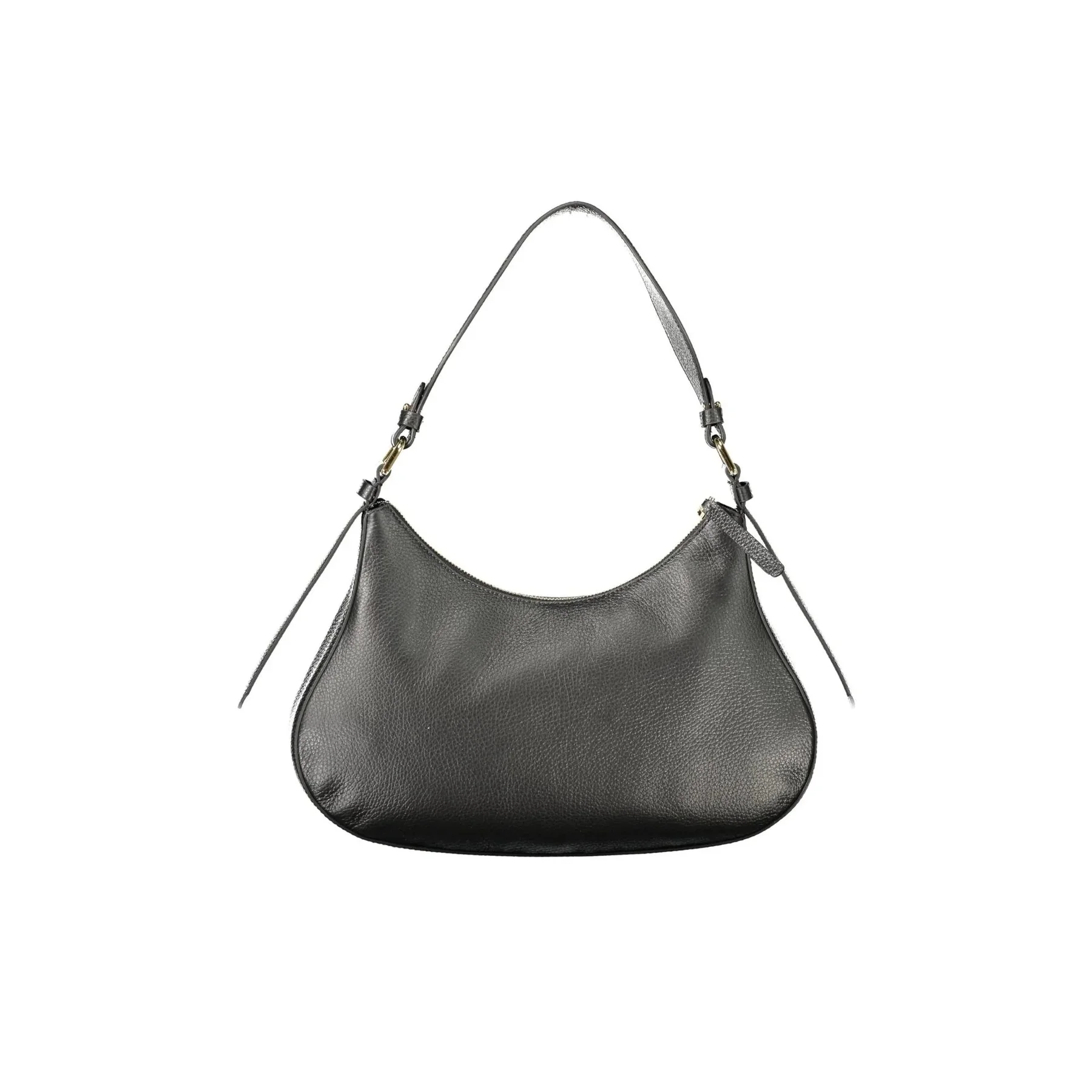 Coccinelle Borsa a Spalla Pelle Donna Nera Stampa Logo