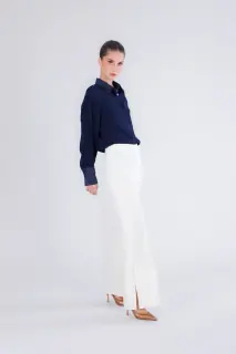 Pantaloni con spacco CafèNoir