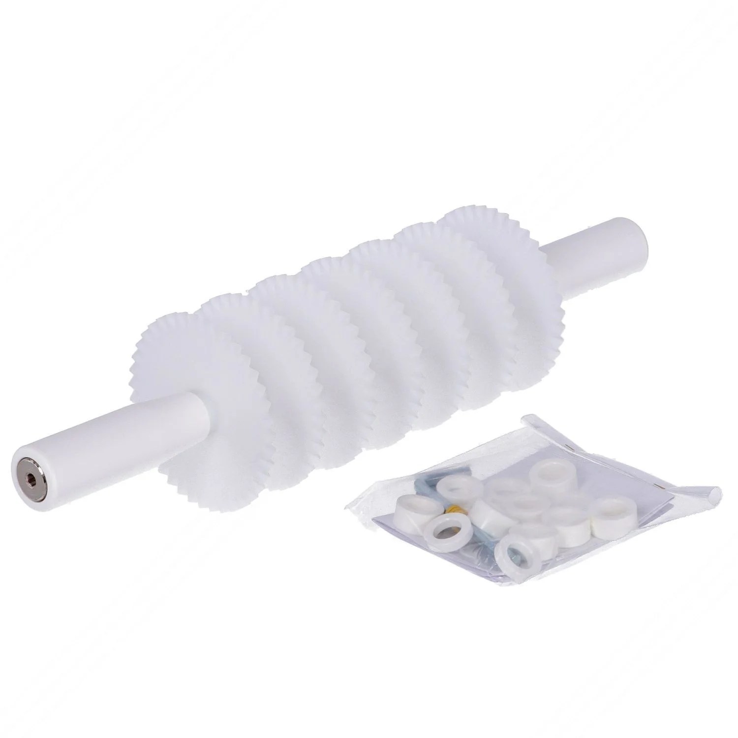 Rullo taglia sfoglia professionale con 7 lame dentate