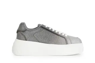 Sneakers in Glitter Sfumato Pesca