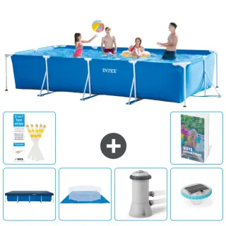 Intex Piscina Con Struttura Rettangolare