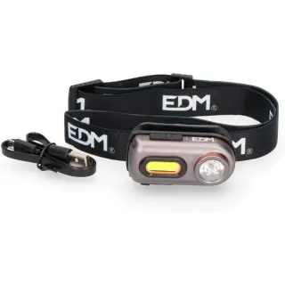 Torcia LED frontale EDM 2 LED 3W + 5W