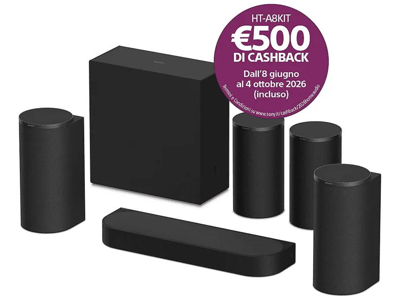 SONY BRAVIA Theatre Trio 5.1.4 canali - vista 3