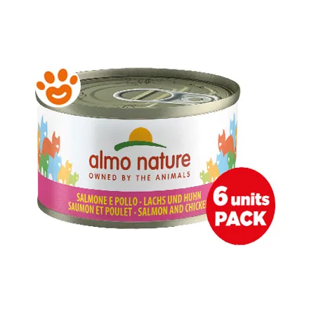 Almo Nature Bauletto Per Gatto Da 6x70 Gr E Pollo